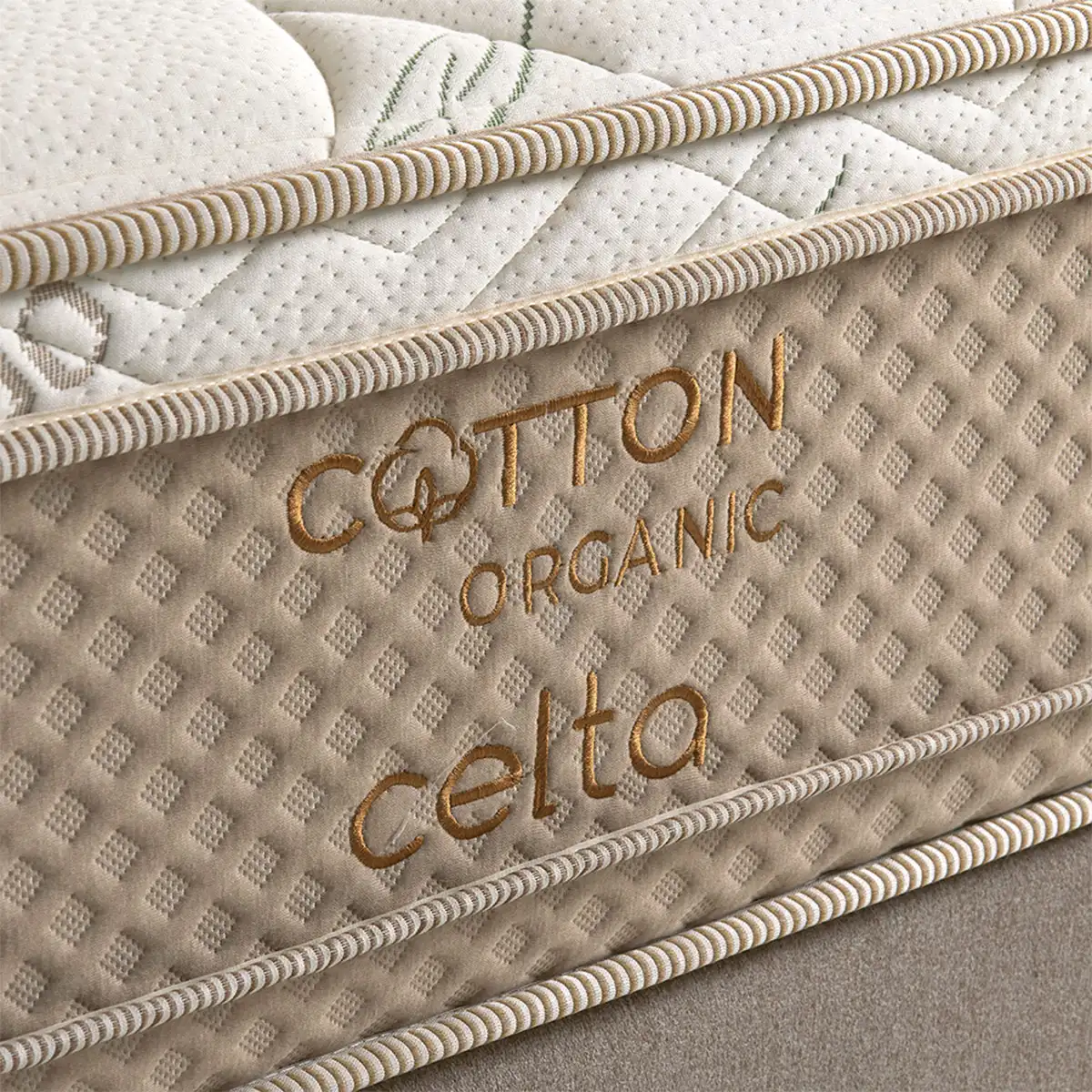 CAMA EUROPEA CELTA COTTON ORGANIC KING + RESPALDO VILLARREAL - 3