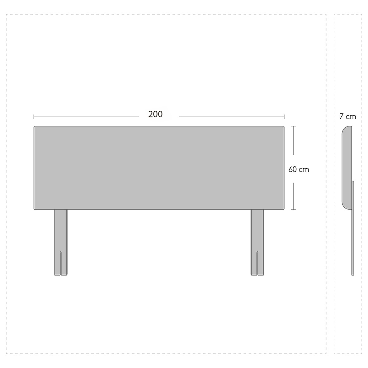 CAMA EUROPEA CELTA EVEREST SÚPER KING + RESPALDO LISO N°3 XL - 6