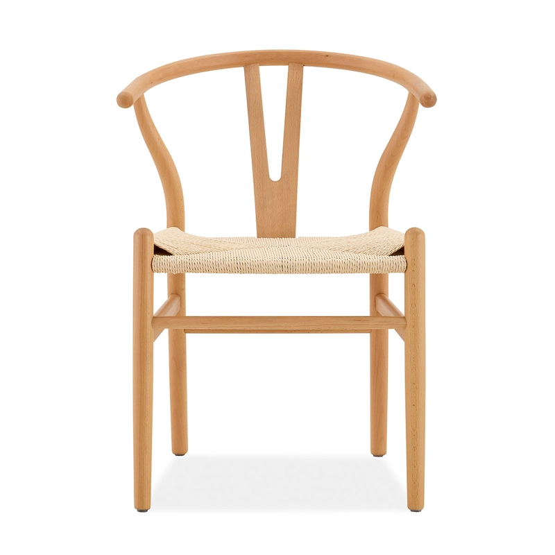 PACK 2 SILLAS MAISON LINETT WISBHONE NATURAL - 3