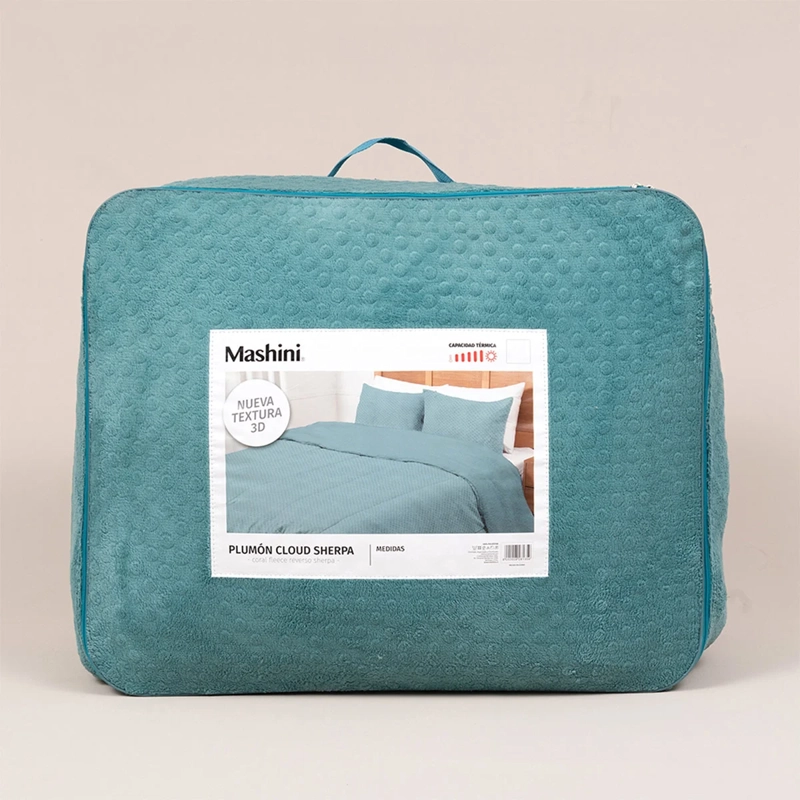 PLUMÓN MASHINI CORAL 3D SHERPA 2 PLAZAS CALIPSO - 4