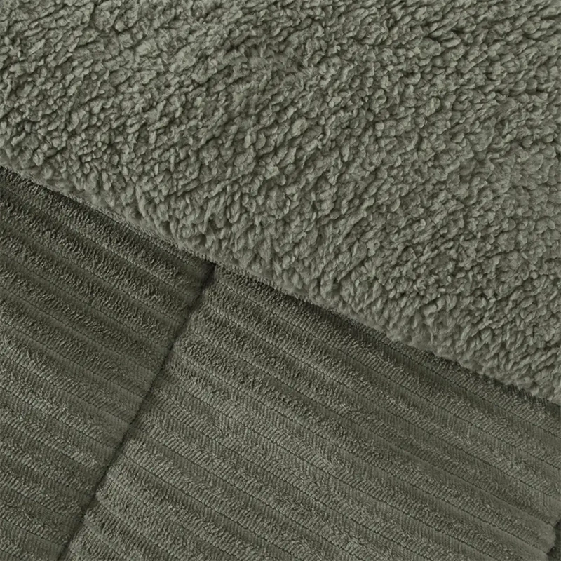 PLUMÓN MASHINI CORDUROY SHERPA 2 PLAZAS VERDE - 3