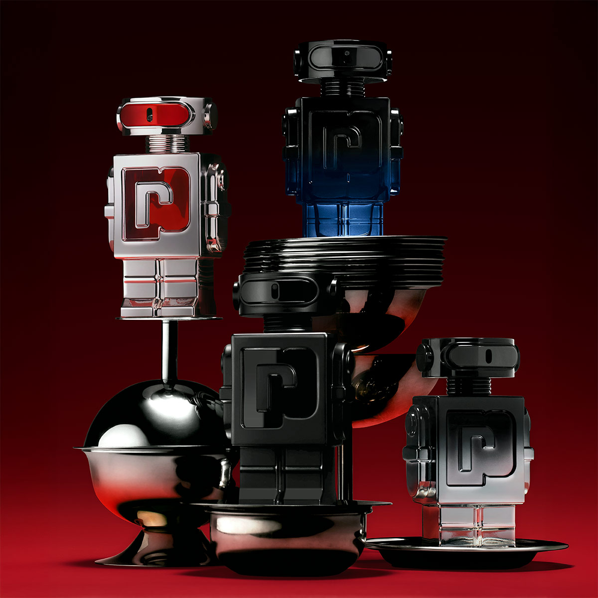 PERFUME HOMBRE RABANNE PHANTOM IN RED PARFUM ELIXIR RECARGABLE 150ML - 6