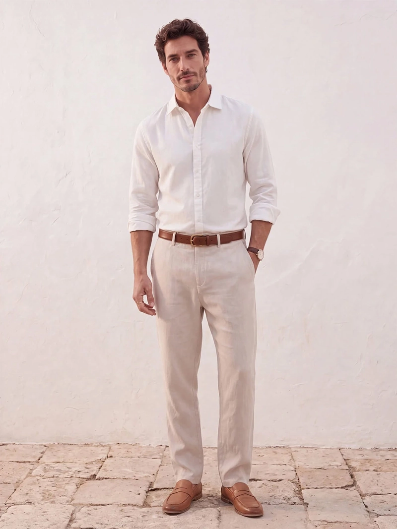 CAMISA HOMBRE SPAVALDI ALGODÓN MANGA LARGA - 5