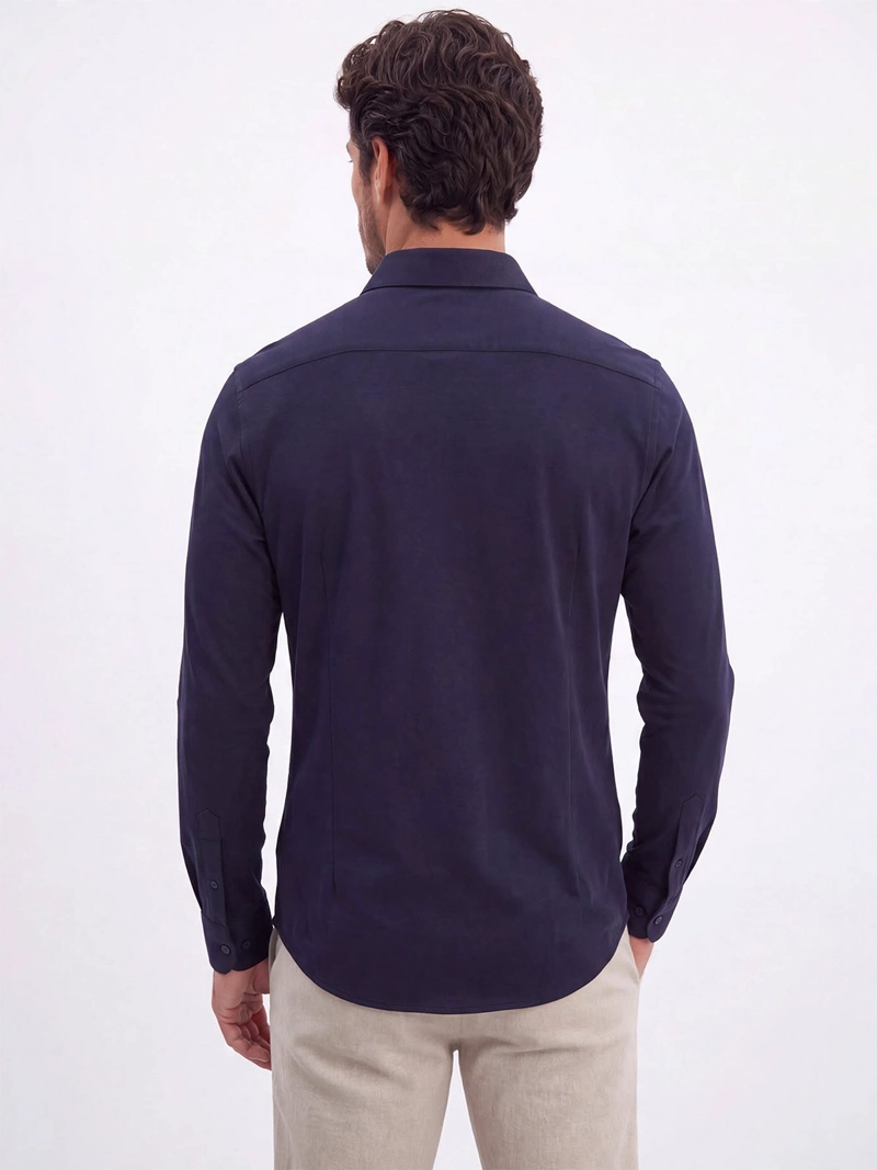 CAMISA HOMBRE SPAVALDI ALGODÓN MANGA LARGA - 2