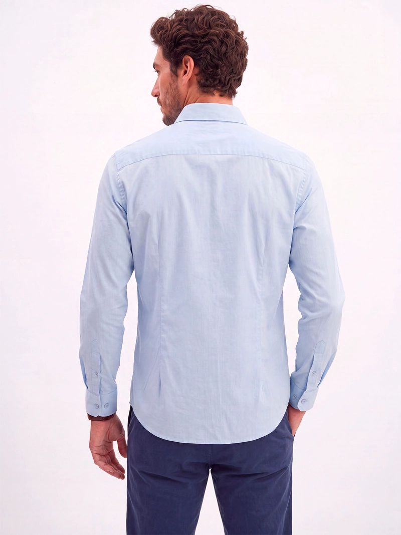 CAMISA HOMBRE SPAVALDI ALGODÓN MANGA LARGA - 2