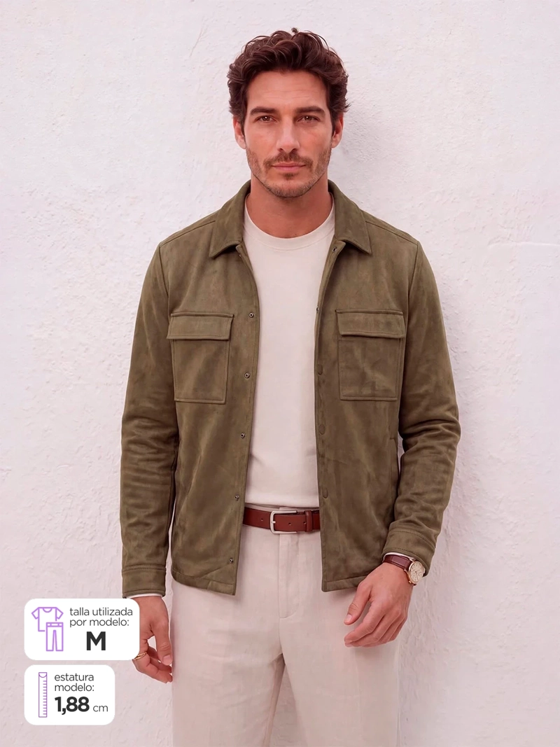 CHAQUETA HOMBRE SPAVALDI SUEDE - 1