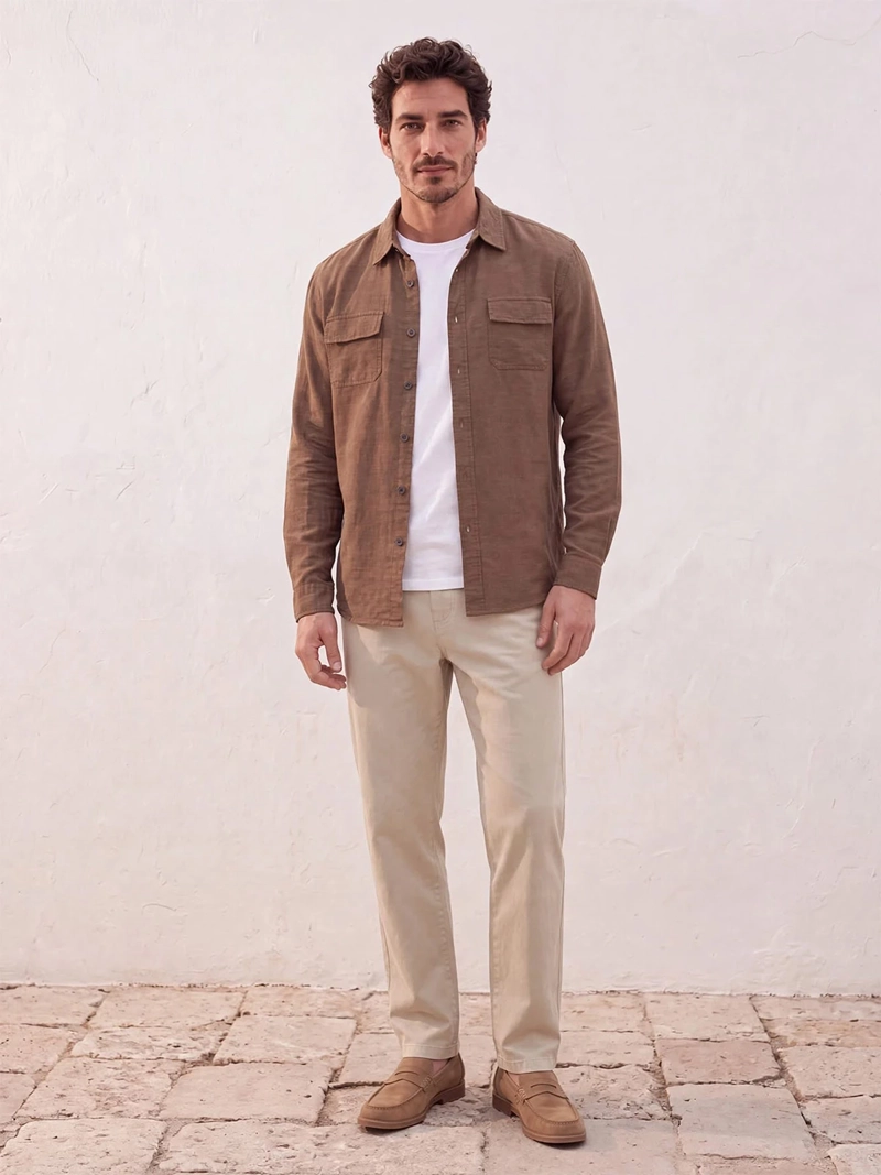 SOBRECAMISA HOMBRE SPAVALDI LINO - 5