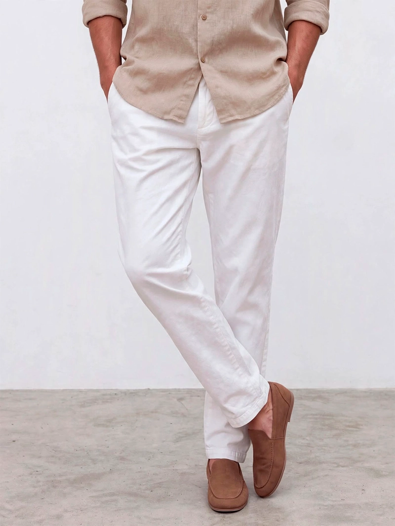 PANTALÓN HOMBRE SPAVALDI ALGODÓN CHINO LAVADO - 2