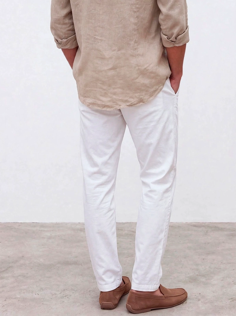 PANTALÓN HOMBRE SPAVALDI ALGODÓN CHINO LAVADO - 3