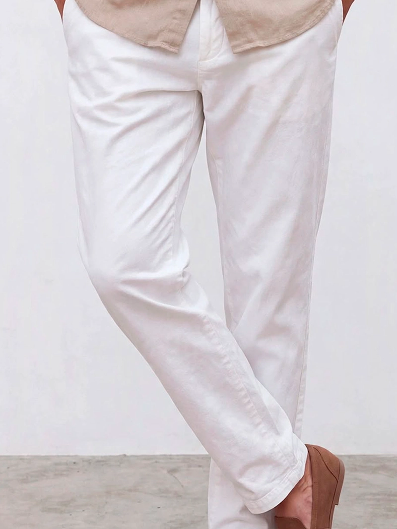 PANTALÓN HOMBRE SPAVALDI ALGODÓN CHINO LAVADO - 4