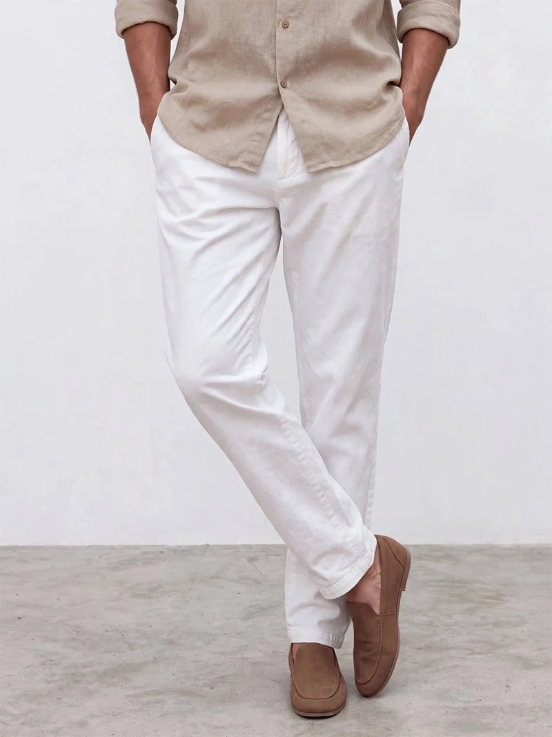 PANTALÓN HOMBRE SPAVALDI ALGODÓN CHINO LAVADO - 2