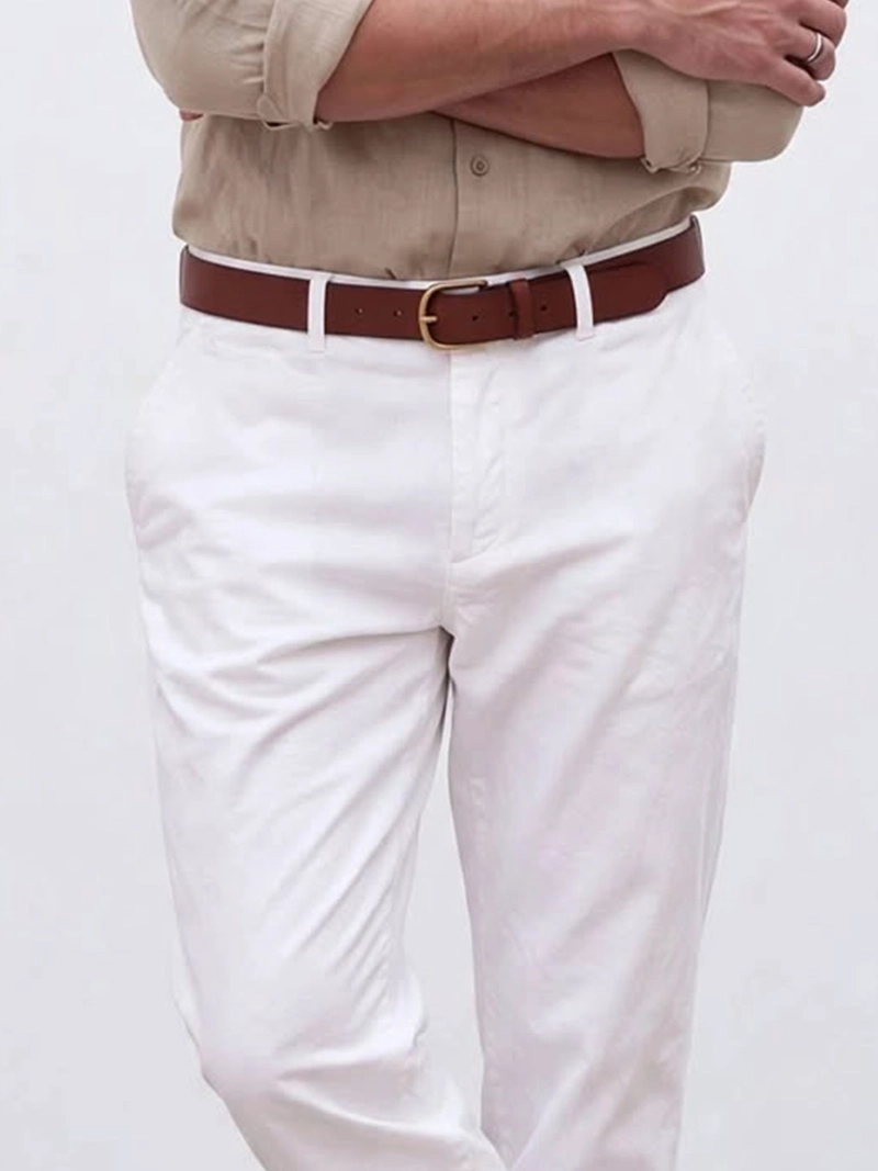 PANTALÓN HOMBRE SPAVALDI ALGODÓN CHINO LAVADO - 5