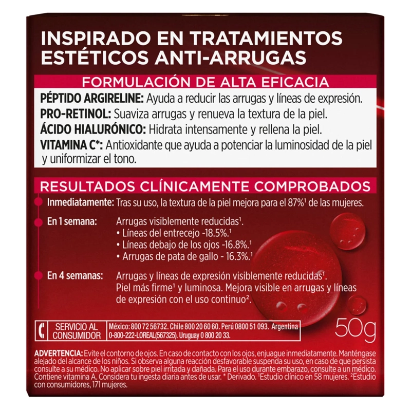 CREMA DIA L'OREAL REVITALIFT LASER ANTI-SIGNOS DE EDAD 50ML - 8