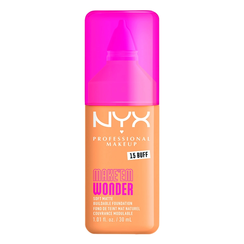 BASE MAQUILLAJE NYX MAKE EM WONDER BUFF 30ML - 1