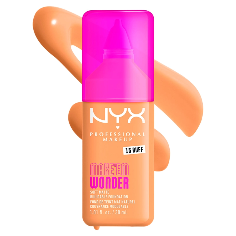 BASE MAQUILLAJE NYX MAKE EM WONDER BUFF 30ML - 5