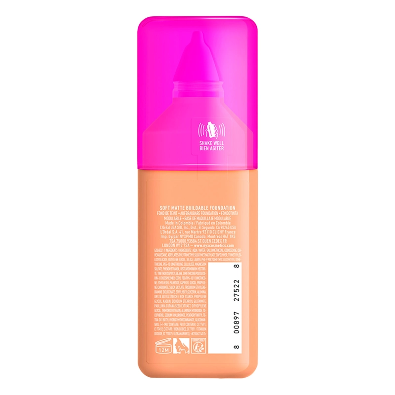BASE MAQUILLAJE NYX MAKE EM WONDER NUDE 30ML - 6