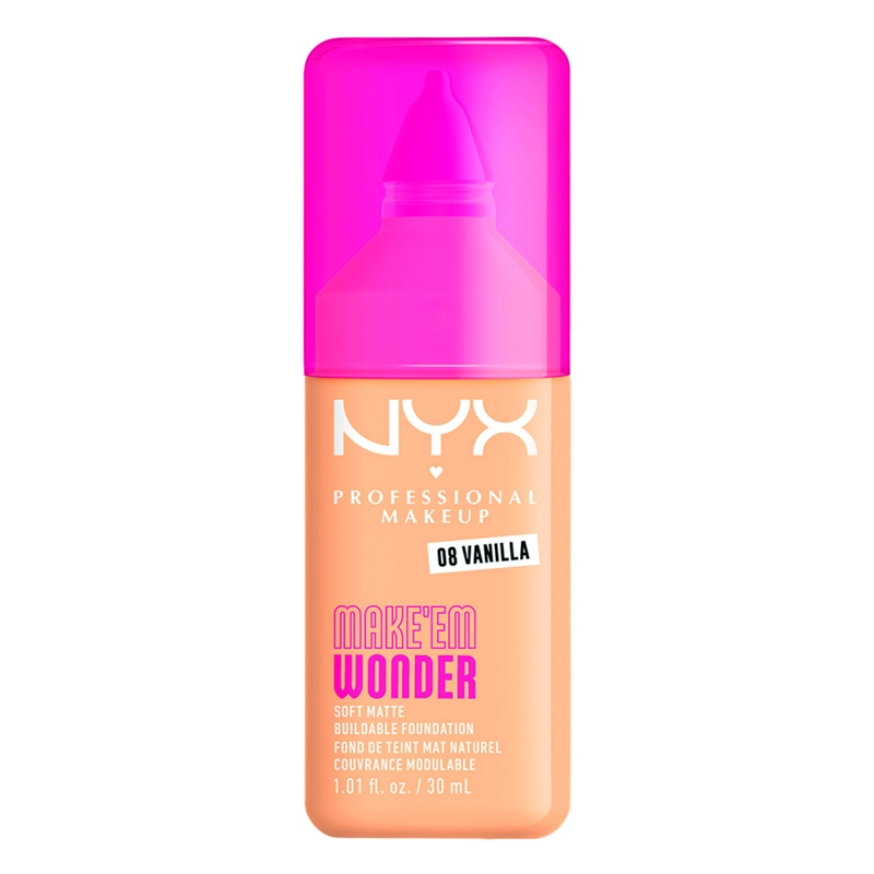 BASE MAQUILLAJE NYX MAKE EM WONDER VANILLA 30ML - 1