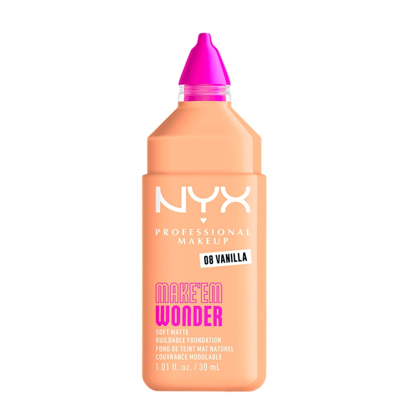 BASE MAQUILLAJE NYX MAKE EM WONDER VANILLA 30ML - 2
