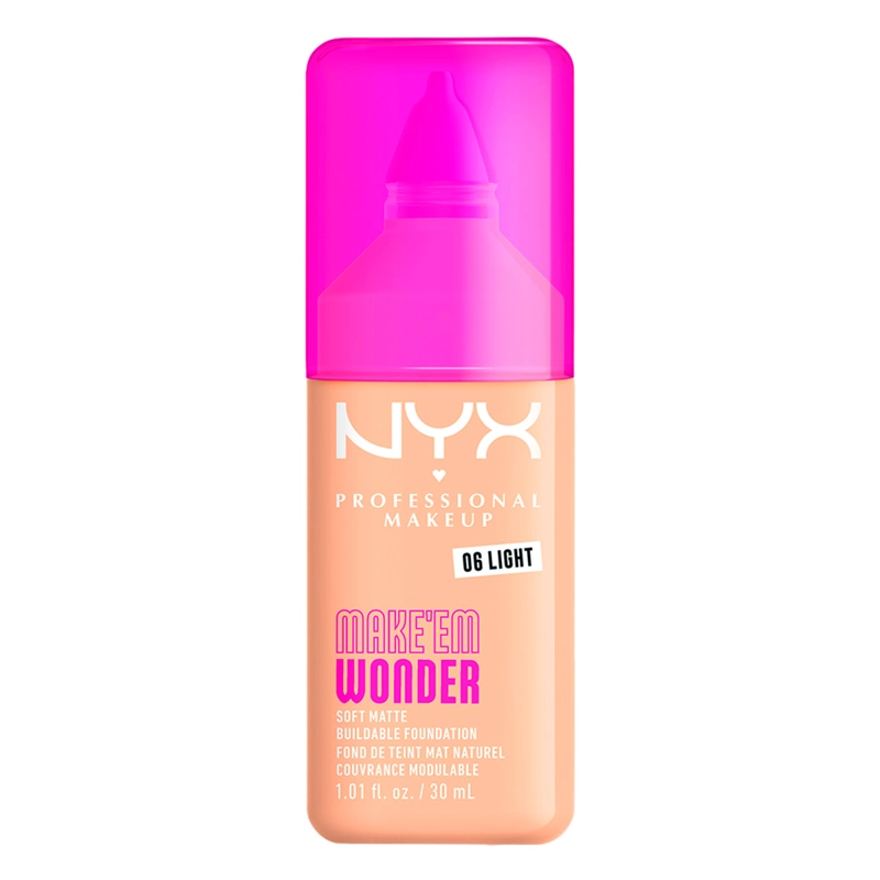 BASE MAQUILLAJE NYX MAKE EM WONDER LIGHT 30ML - 1