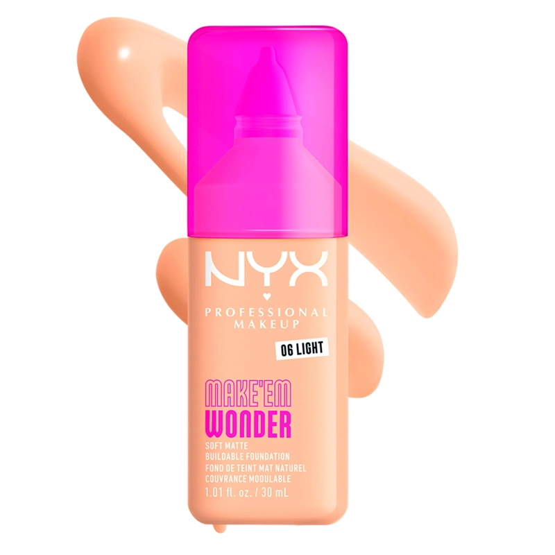 BASE MAQUILLAJE NYX MAKE EM WONDER LIGHT 30ML - 5