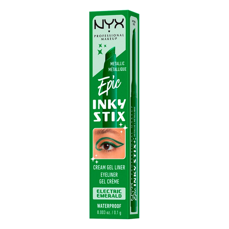 DELINEADOR DE OJOS NYX EPIC INKY STIX ELECTRIC EMERALD 0,1GR - 6