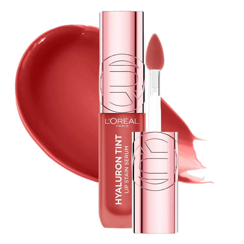 LABIAL LOREAL HYALURON TINT LIP STAIN SERUM 640 TEA TIME 7ML - 2