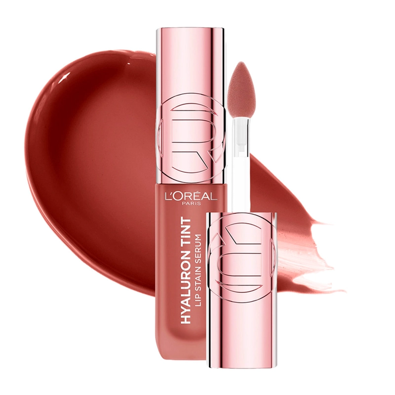 LABIAL LOREAL HYALURON TINT LIP STAIN SERUM 580 NUDE ESPRESSO 7ML - 2