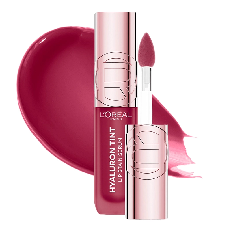 LABIAL LOREAL HYALURON TINT LIP STAIN SERUM 490 BERRY JOLIE 7ML - 2