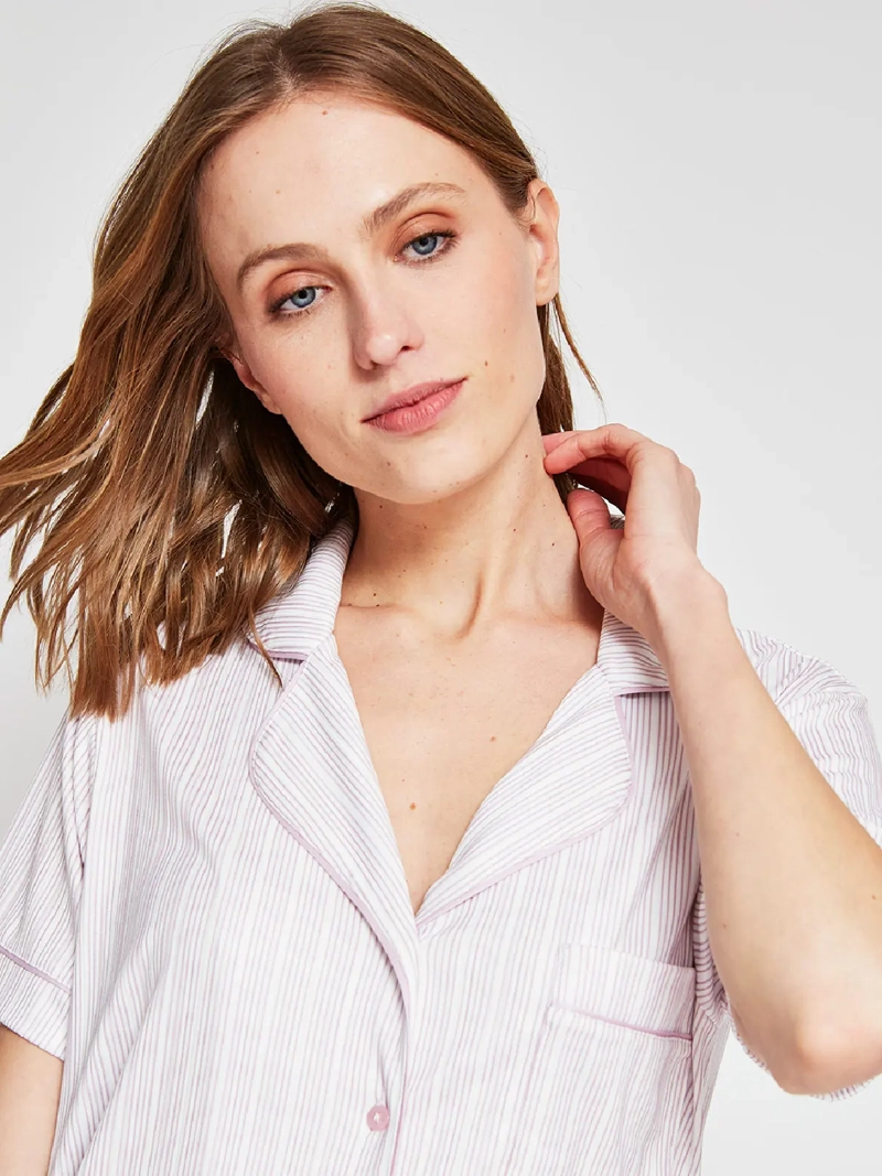 PIJAMA CAMISA MUJER MARQUIS MANGA CORTA - 3