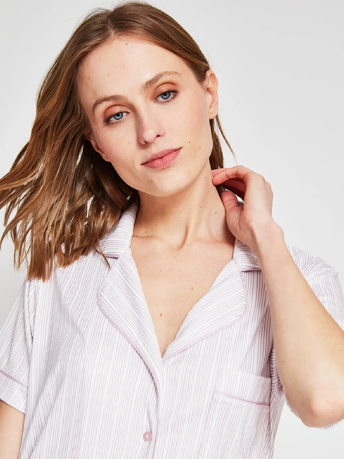 PIJAMA CAMISA MUJER MARQUIS MANGA CORTA - 3