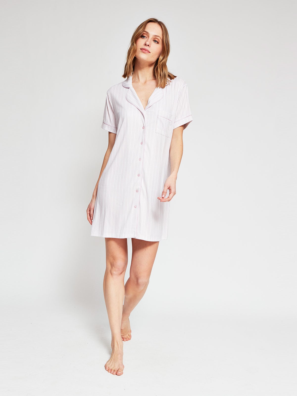 PIJAMA CAMISA MUJER MARQUIS MANGA CORTA - 4