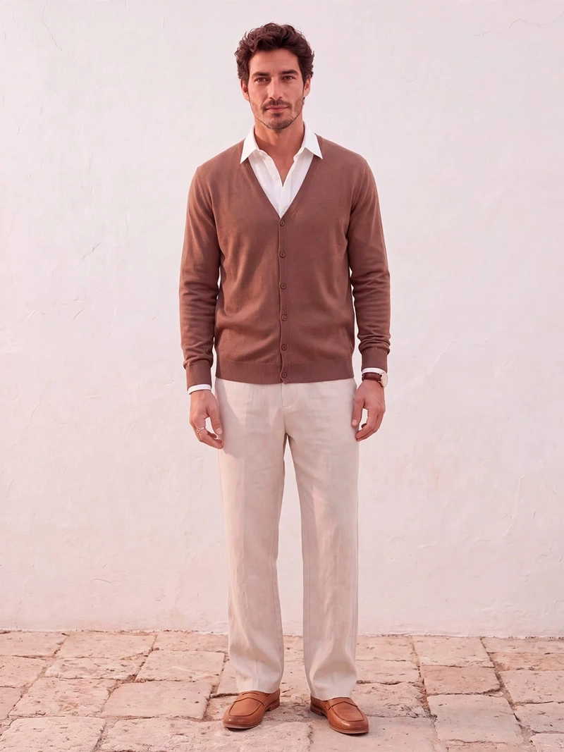 CARDIGAN HOMBRE SPAVALDI LIVIANO - 4