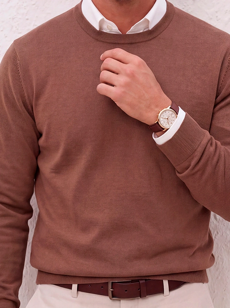 SWEATER HOMBRE SPAVALDI CUELLO REDONDO LIVIANO - 3