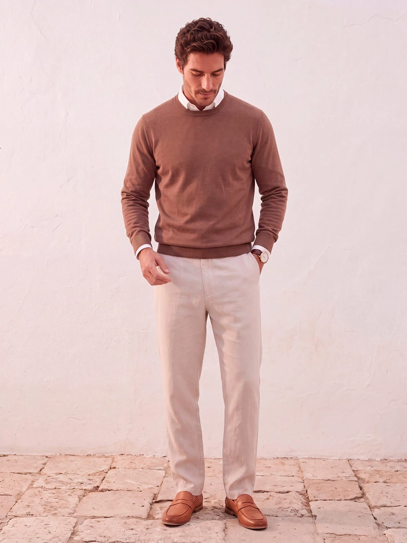 SWEATER HOMBRE SPAVALDI CUELLO REDONDO LIVIANO - 4