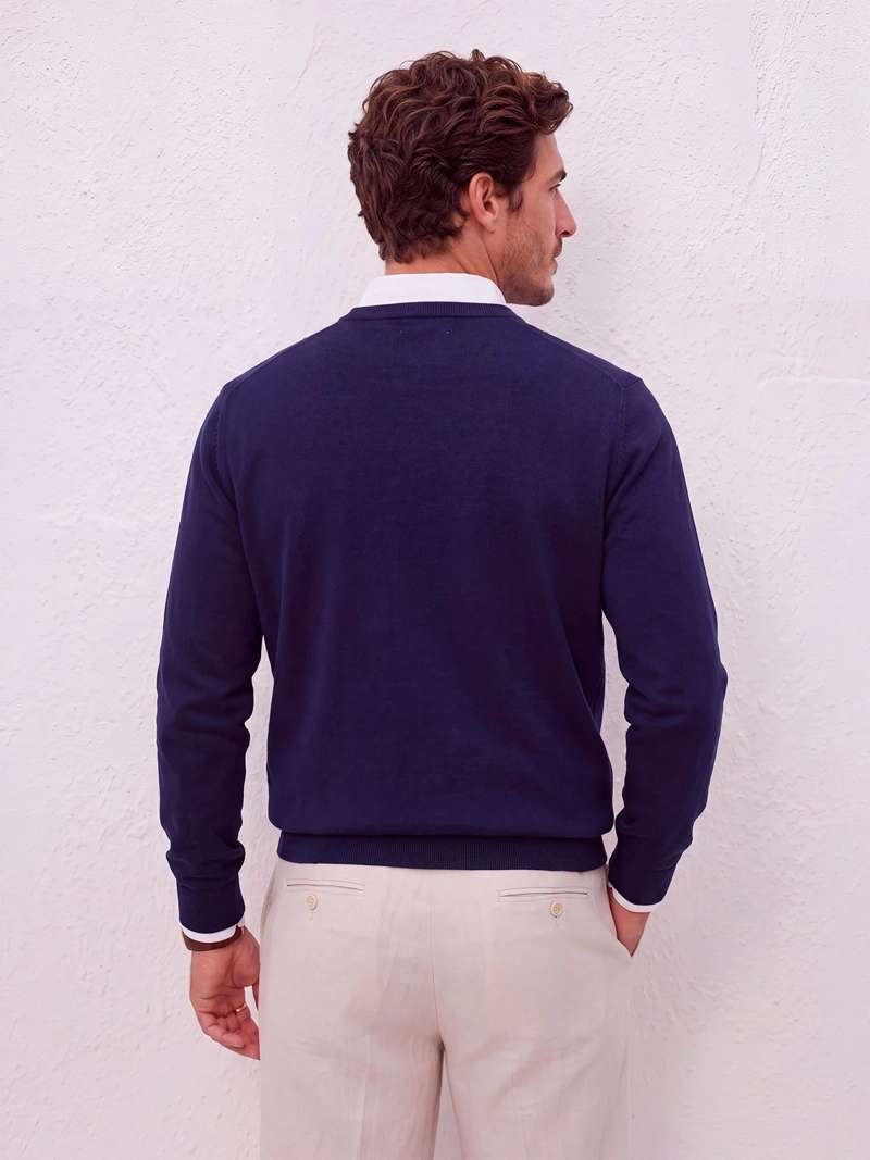 SWEATER HOMBRE SPAVALDI CUELLO REDONDO LIVIANO - 2
