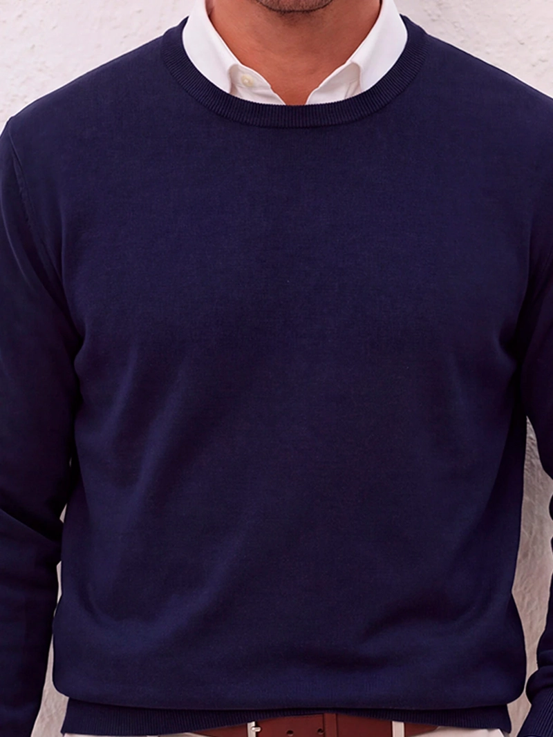 SWEATER HOMBRE SPAVALDI CUELLO REDONDO LIVIANO - 3