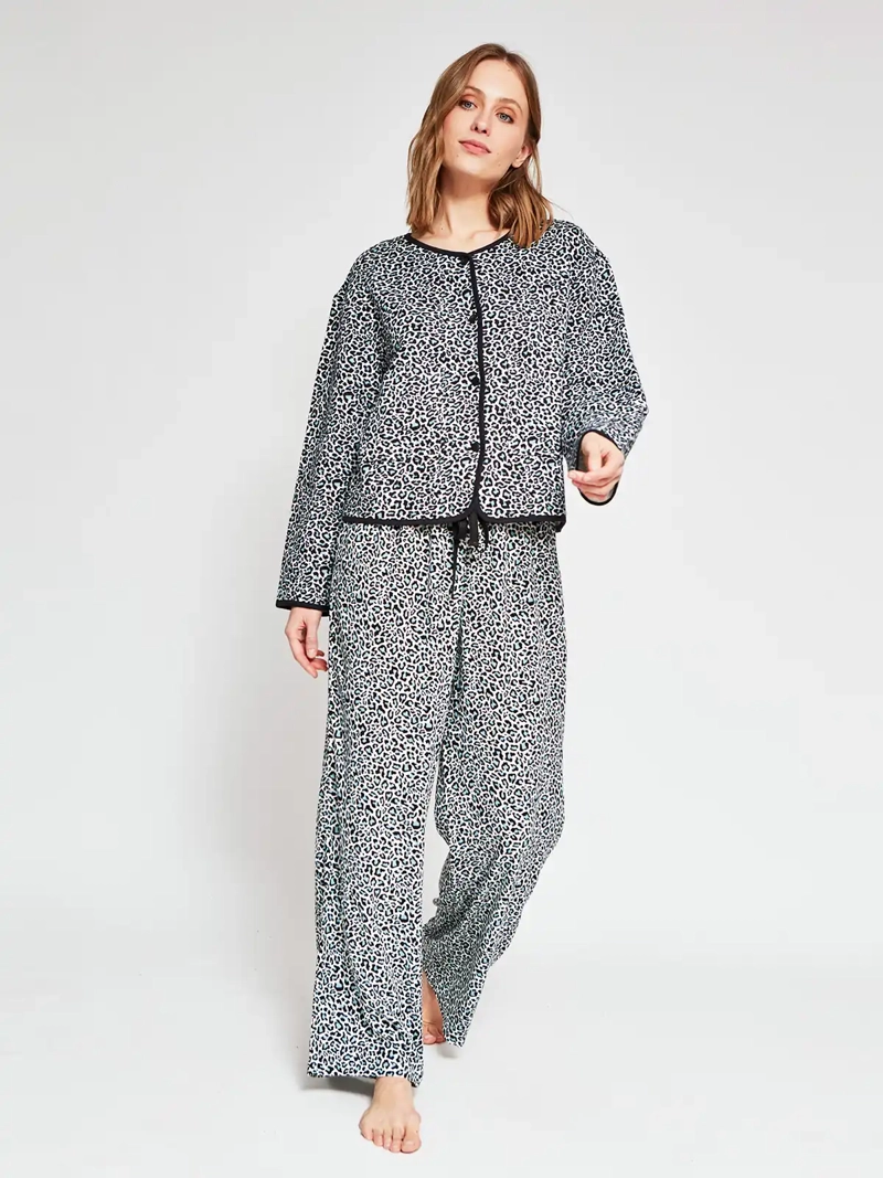 PANTALÓN PIJAMA MUJER MARQUIS RECTO - 4