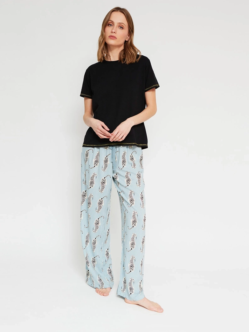 PANTALÓN PIJAMA MUJER MARQUIS RECTO - 4