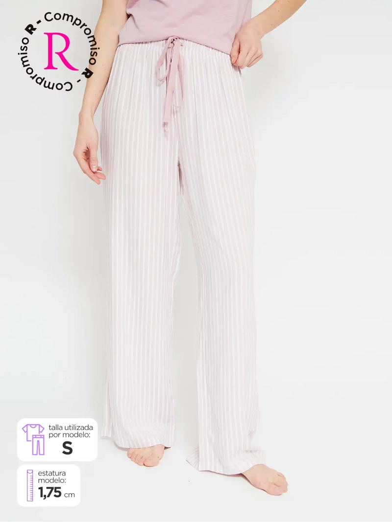 PANTALÓN PIJAMA MUJER MARQUIS RECTO - 1