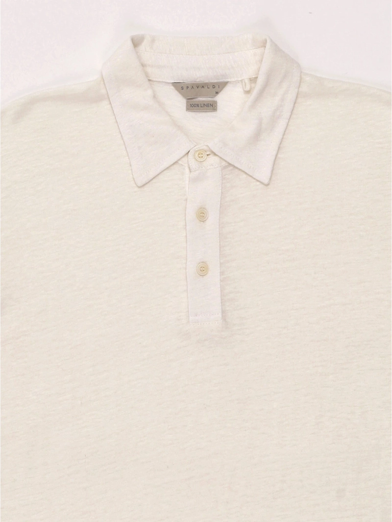 POLERA HOMBRE SPAVALDI LINO CUELLO POLO - 3