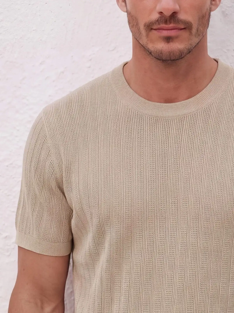 POLERA HOMBRE SPAVALDI TEXTURA - 3