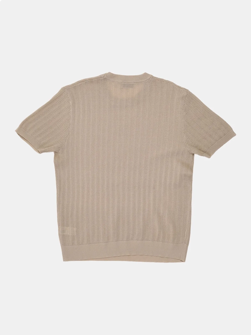 POLERA HOMBRE SPAVALDI CUELLO REDONDO TEXTURA - 2