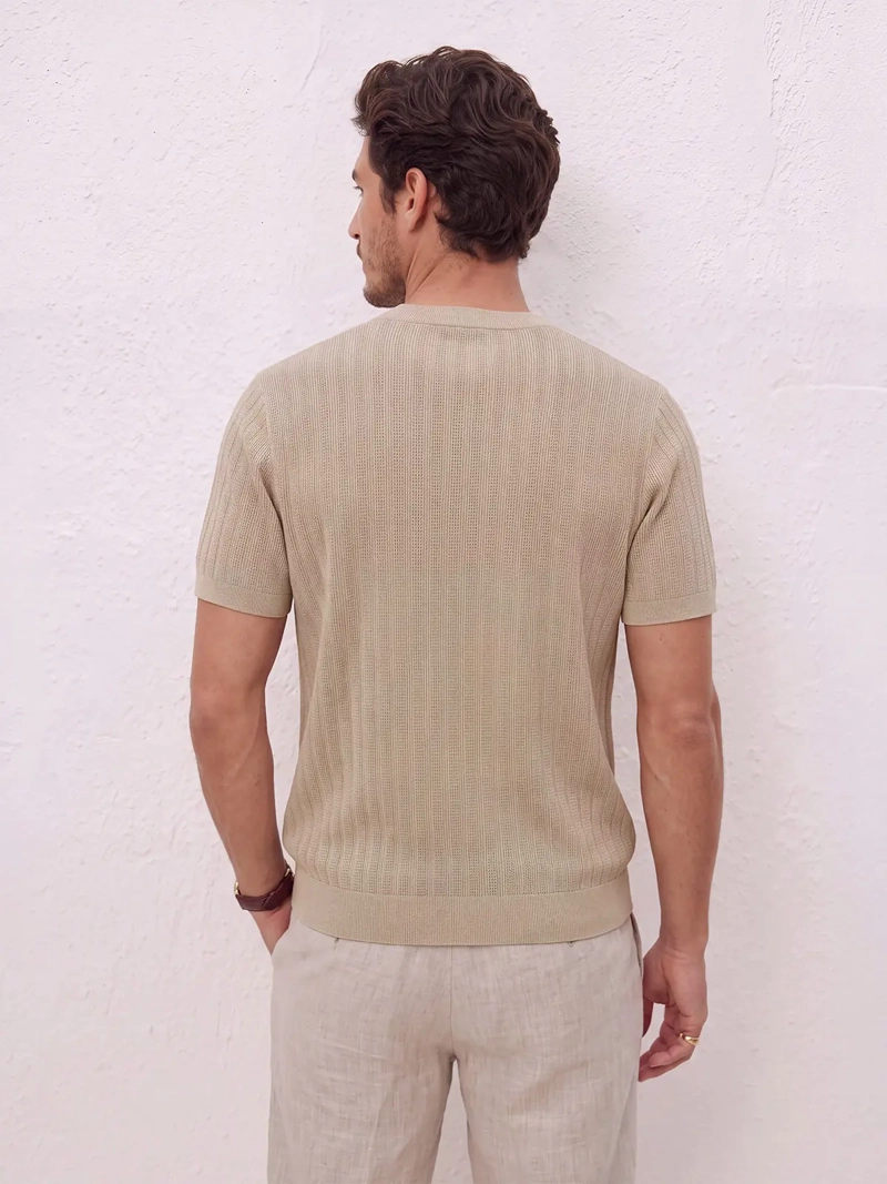 POLERA HOMBRE SPAVALDI TEXTURA - 2