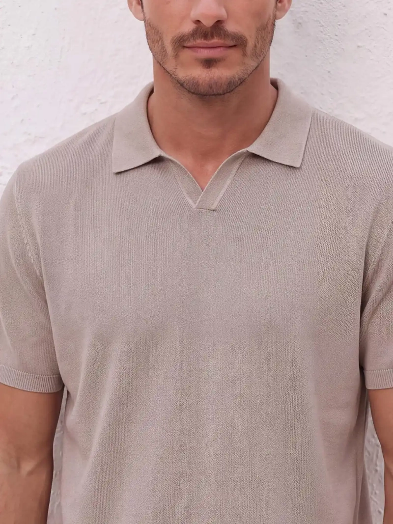 POLERA HOMBRE SPAVALDI ALGODÓN CUELLO CAMISERO - 3