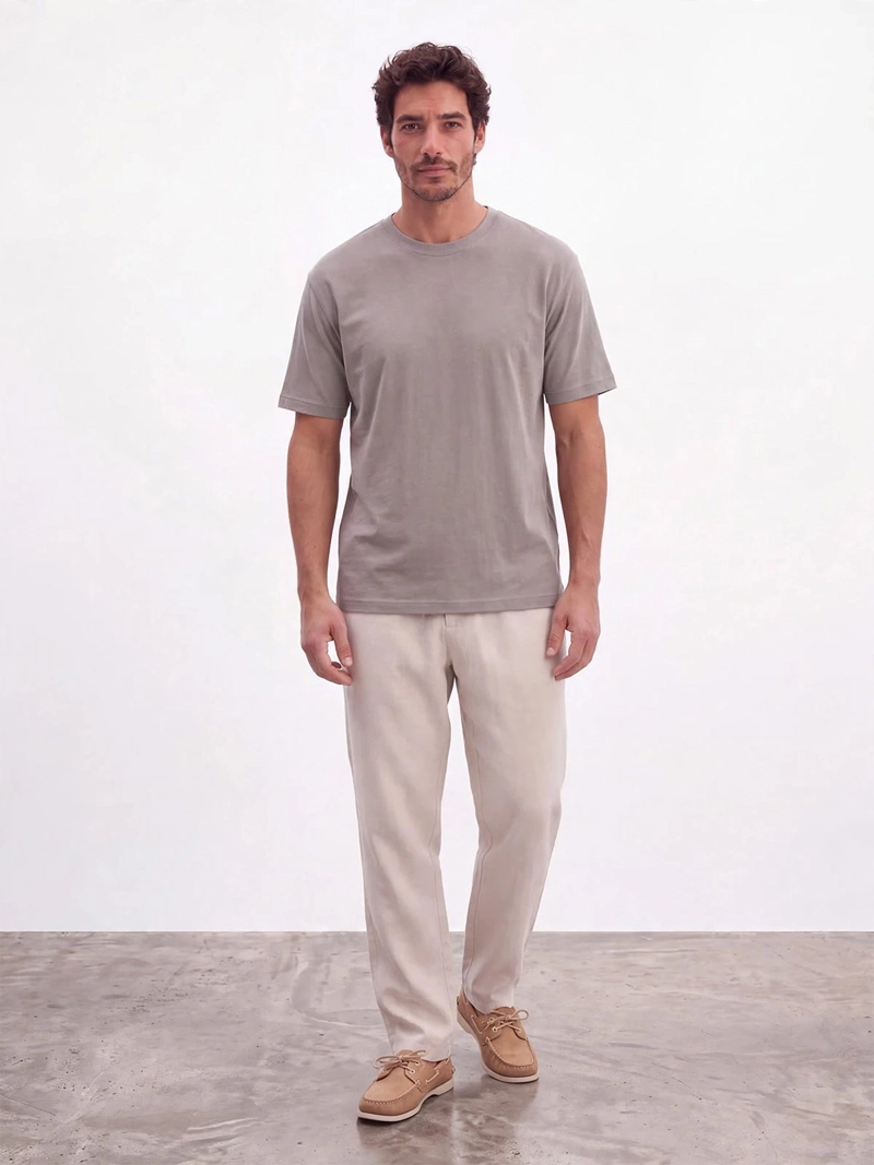 POLERA HOMBRE SPAVALDI ALGODÓN MANGA CORTA - 4