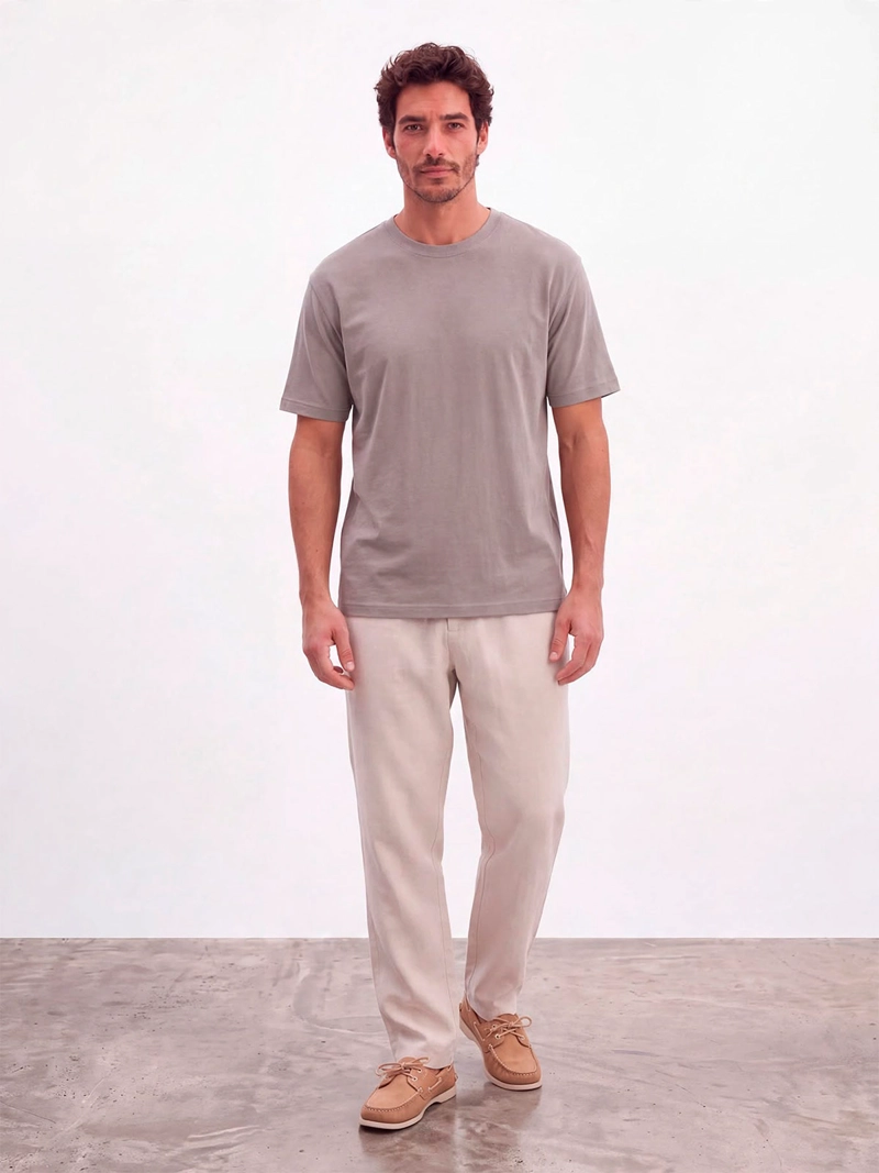 POLERA HOMBRE SPAVALDI ALGODÓN MANGA CORTA - 4