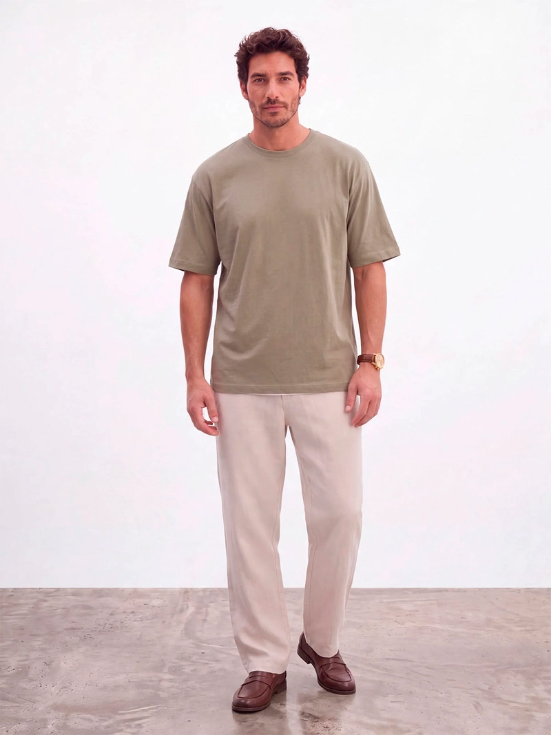 POLERA HOMBRE SPAVALDI ALGODÓN MANGA CORTA - 4