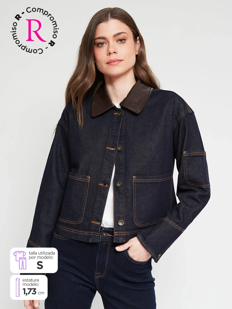 CHAQUETA MUJER REGATTA ALGODÓN DENIM - 1
