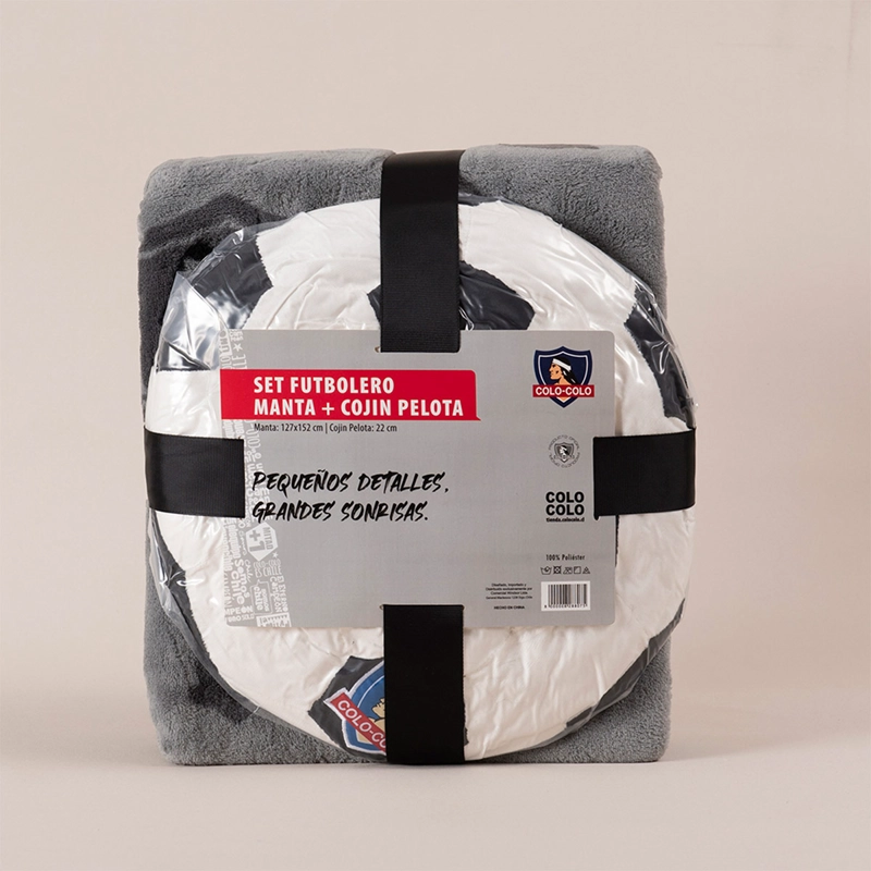 SET REGALO COLO-COLO MANTA + COJÍN PELOTA - 4