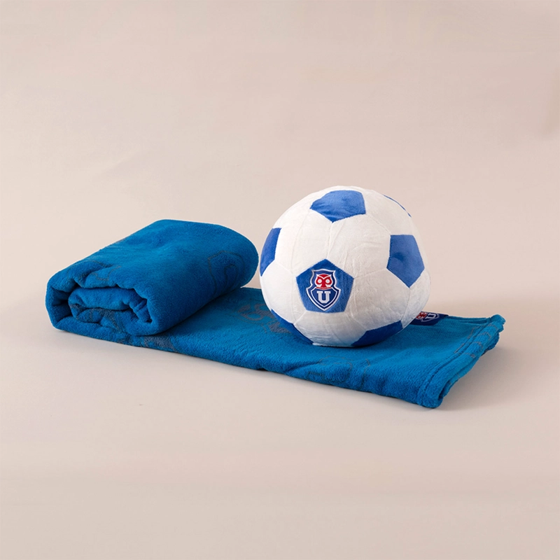 SET REGALO U DE CHILE MANTA + COJÍN PELOTA - 1